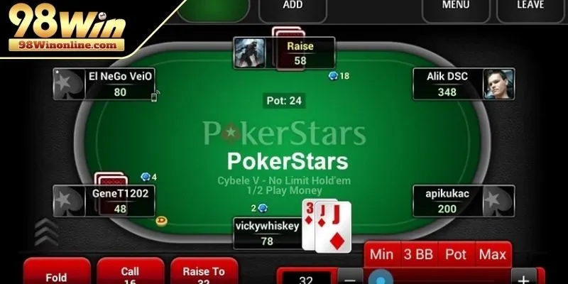Thông tin về game bài Poker 98WIN cho anh em mới